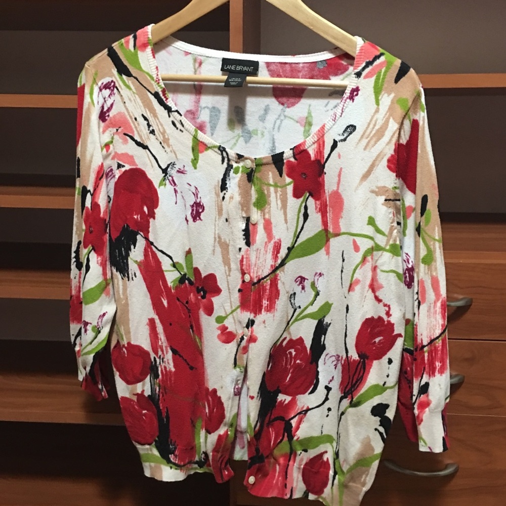 Colorful Lane Bryant Cardigan